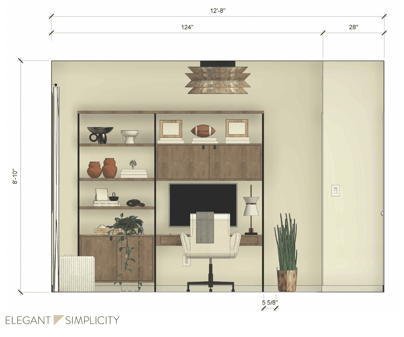 We’re so excited to share details from The Medina House: Office –– one of our favorite interior design + professional organizing projects in Medina, WA.