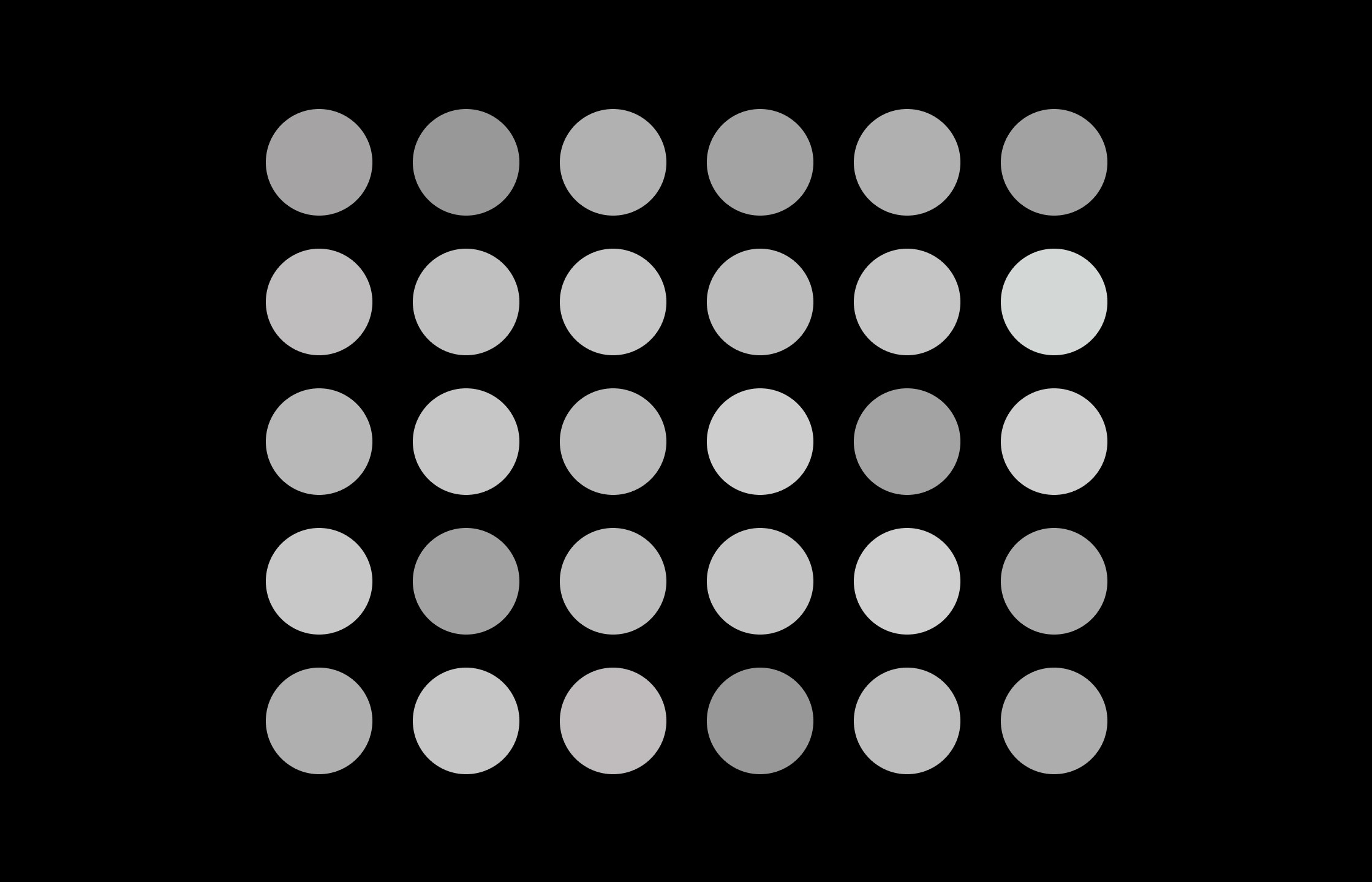 image showing sample color system for body text