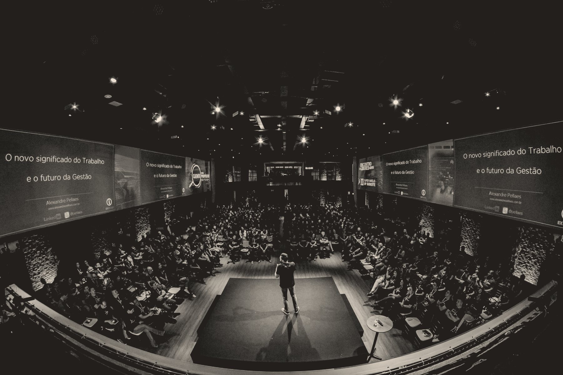 The audience in the main hall