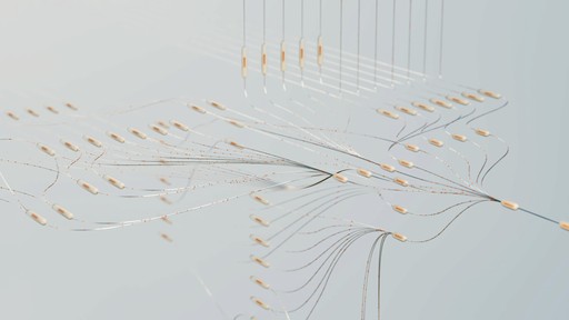 A visual representation of data flow.