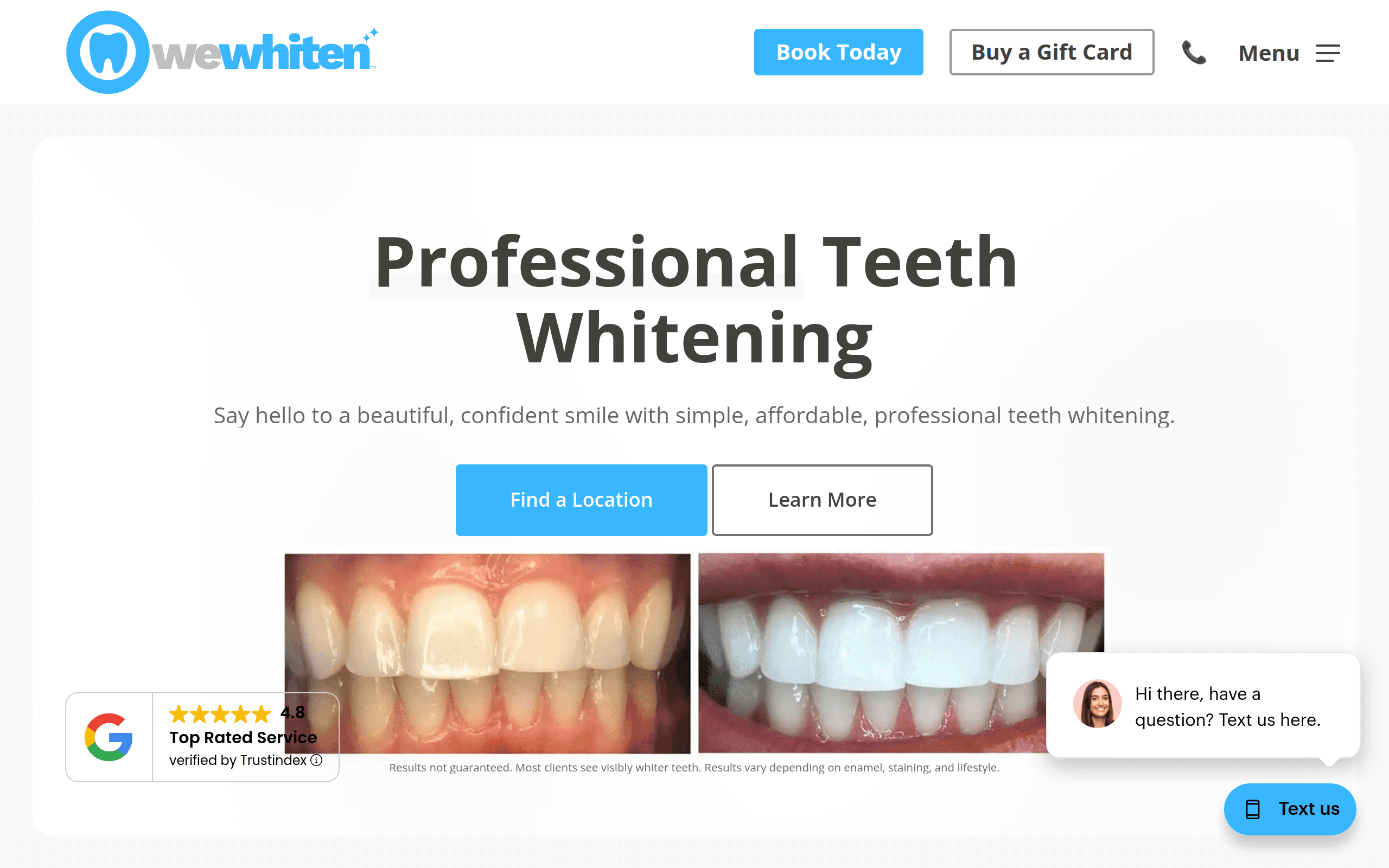 We Whiten Screenshot