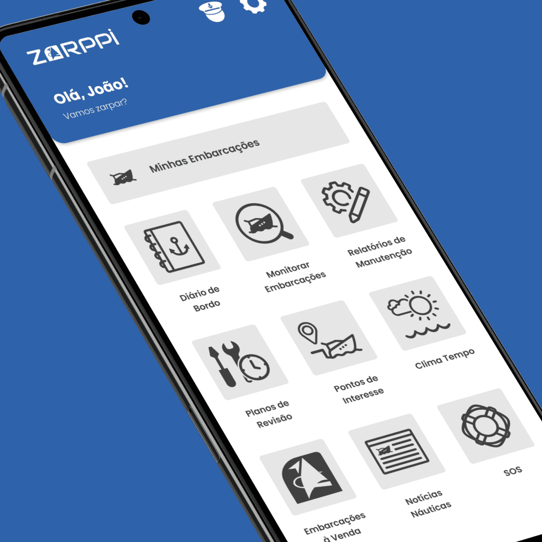 Mobile dashboard interface displayed on a smartphone floating against a dark background, showing key metrics, alerts, and activity summaries.