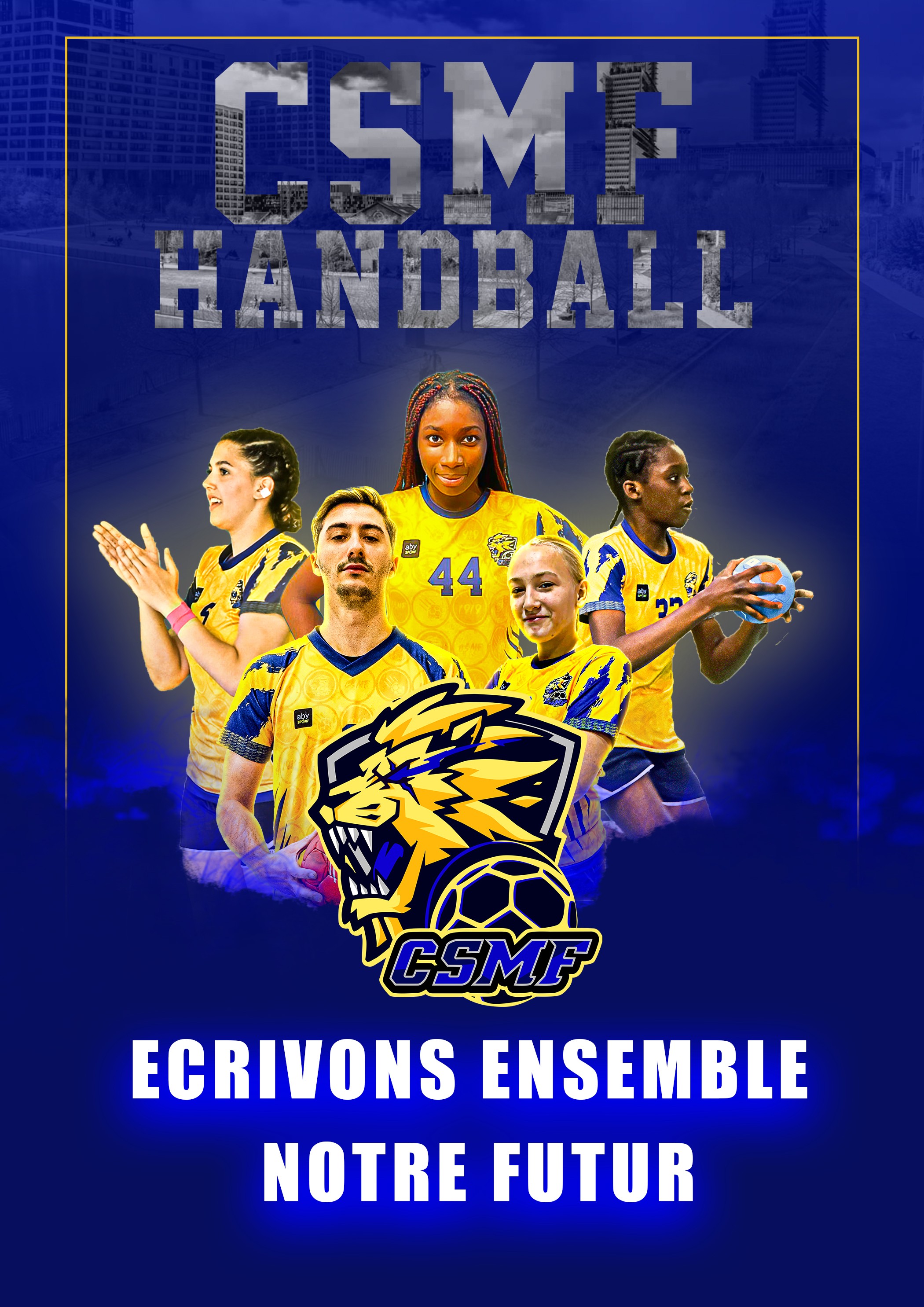 affiche de présentation du CSMF Handball Paris 17