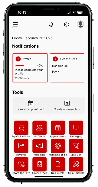 Gina’s Platform on a phone