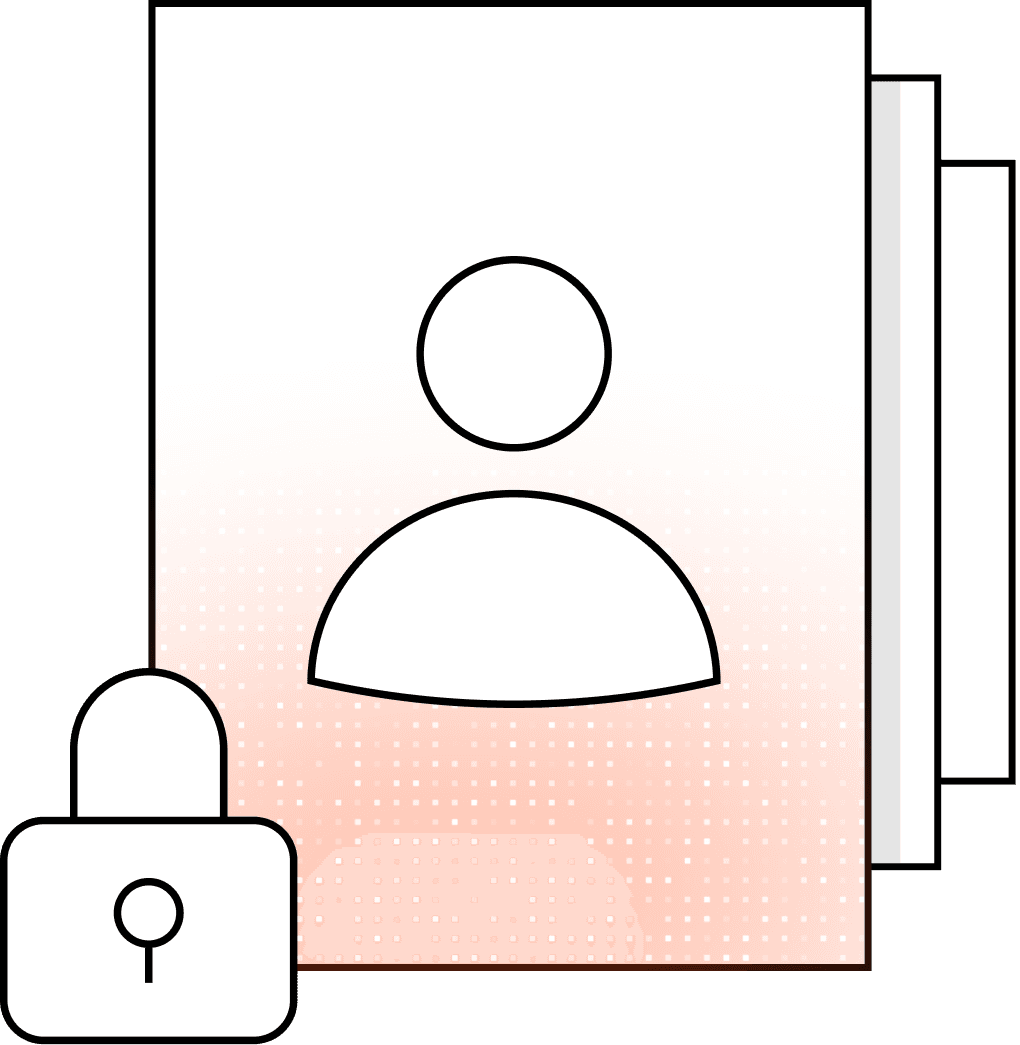 Illustration showing isolated customer data environments