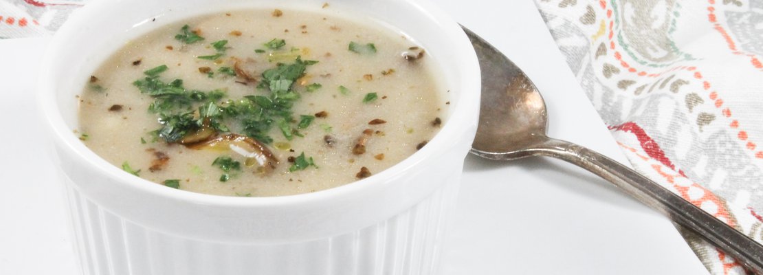 rich cream of mushroom soup