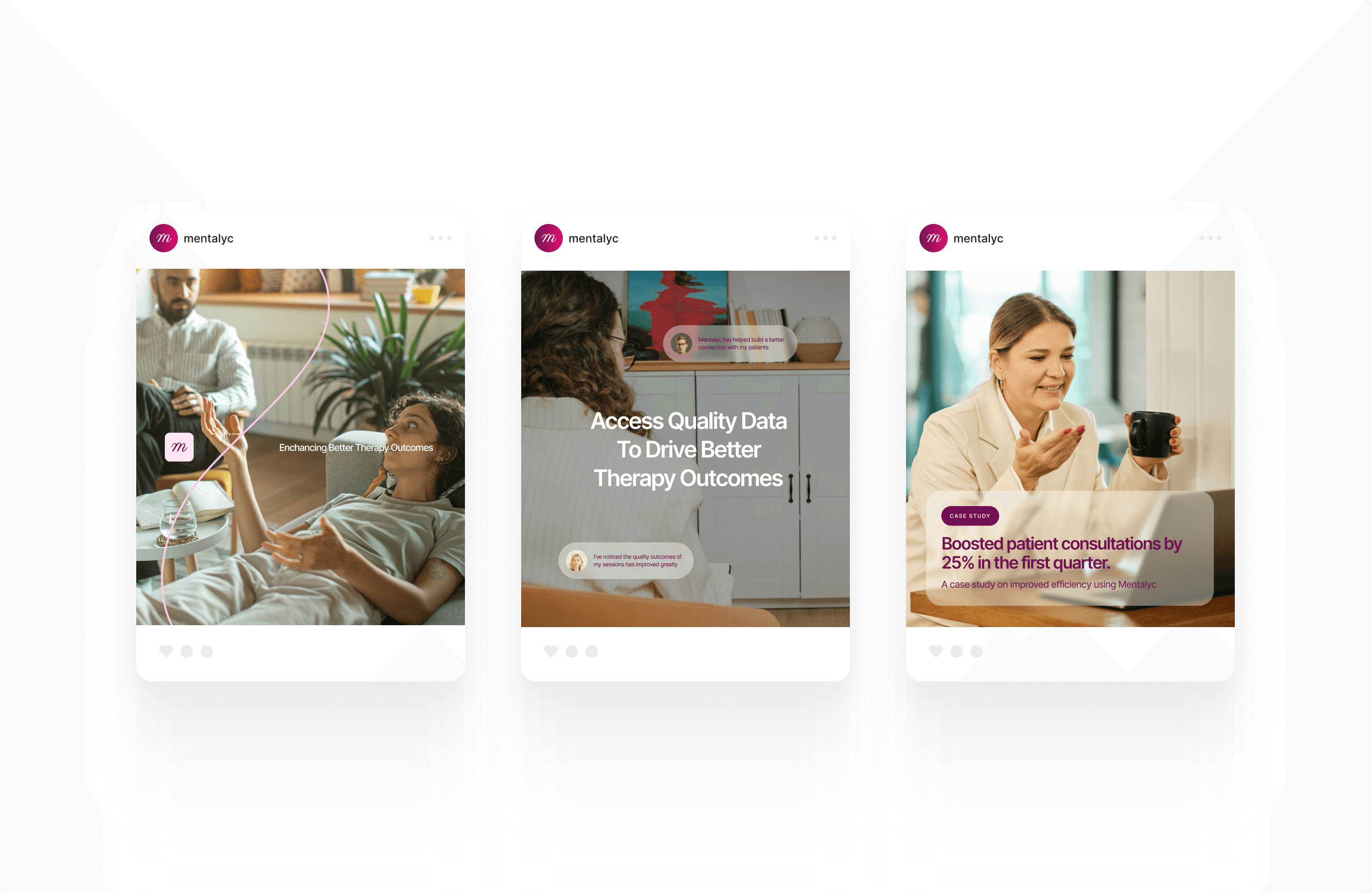 Instagram post and twitter background banner