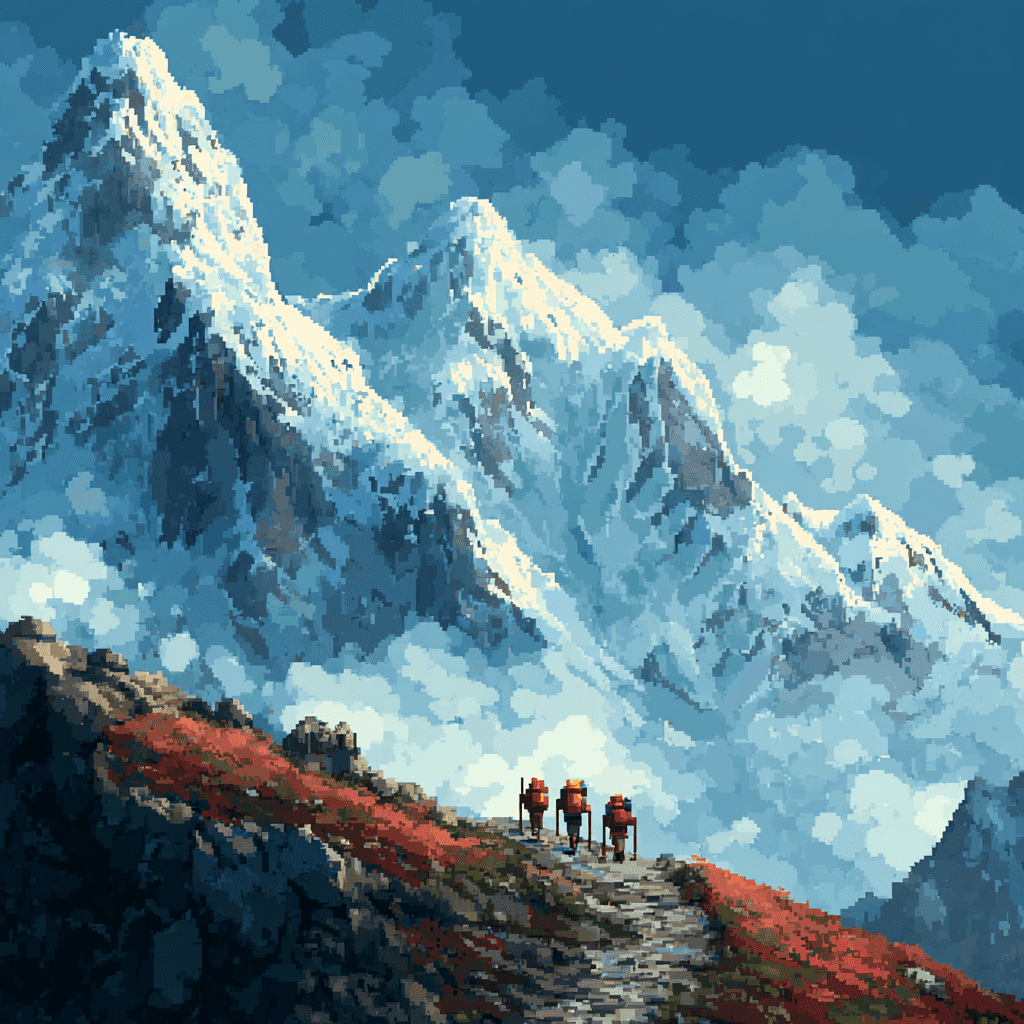 Abstract image of couple