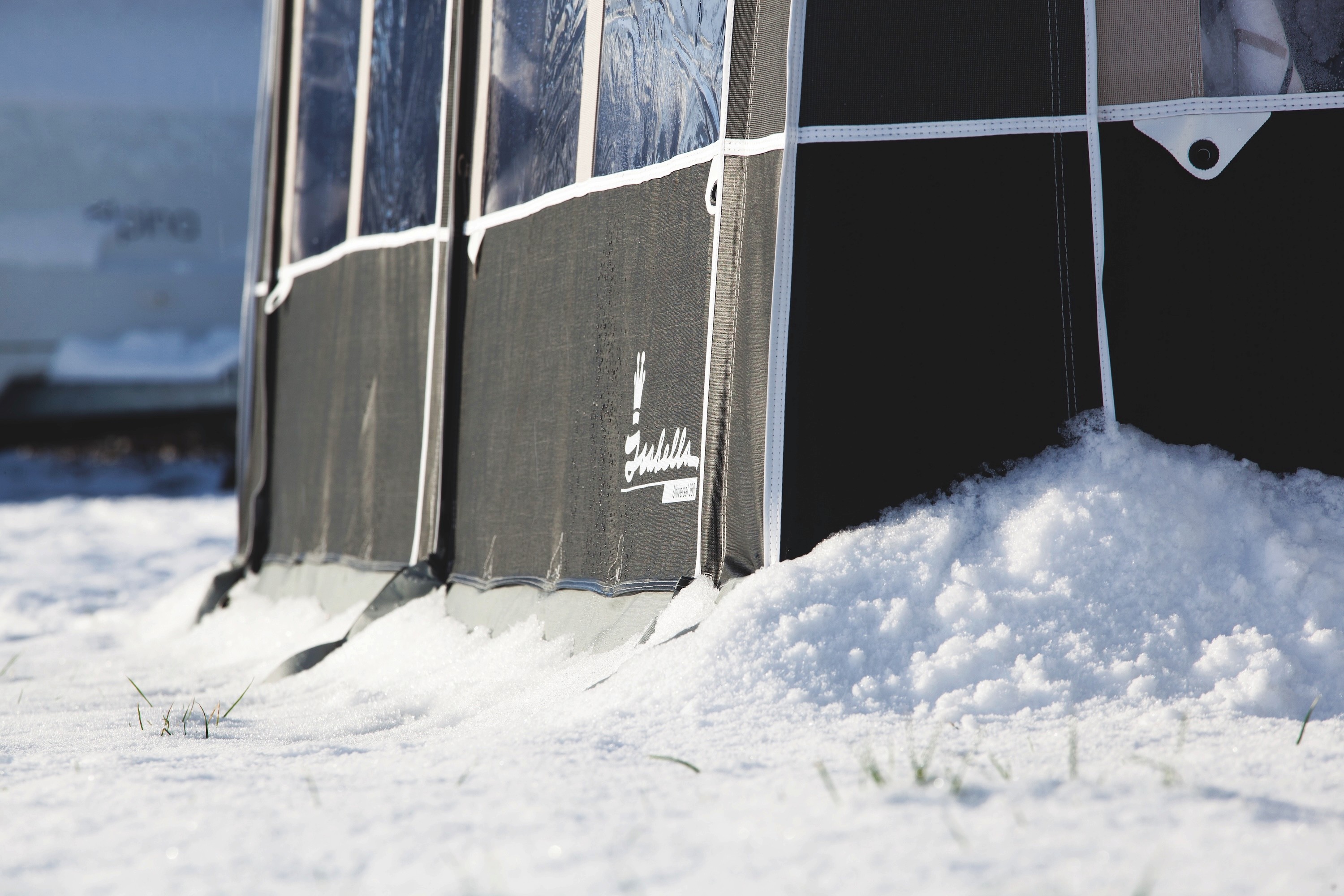 Isabella awning in winter