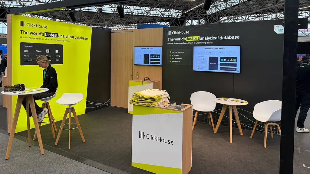 ClickHouse Event Booth Design