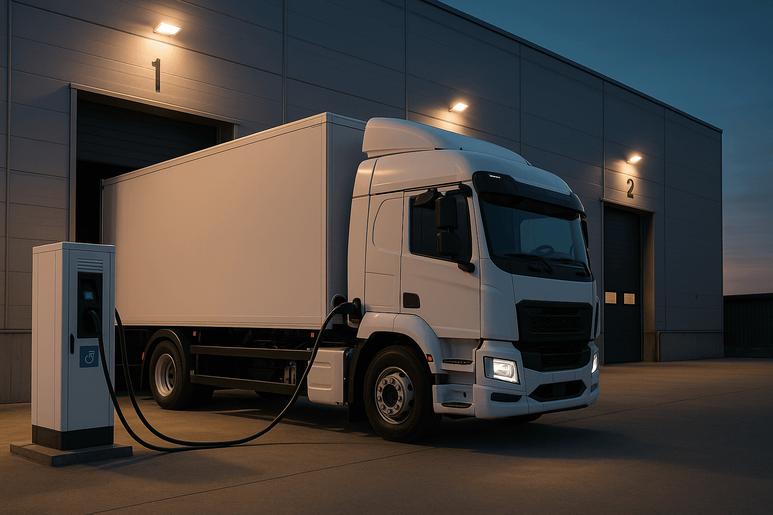LKW Laden im Depot