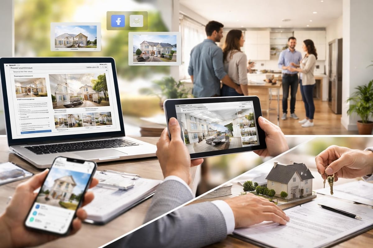 Digital marketing funnel for home sales