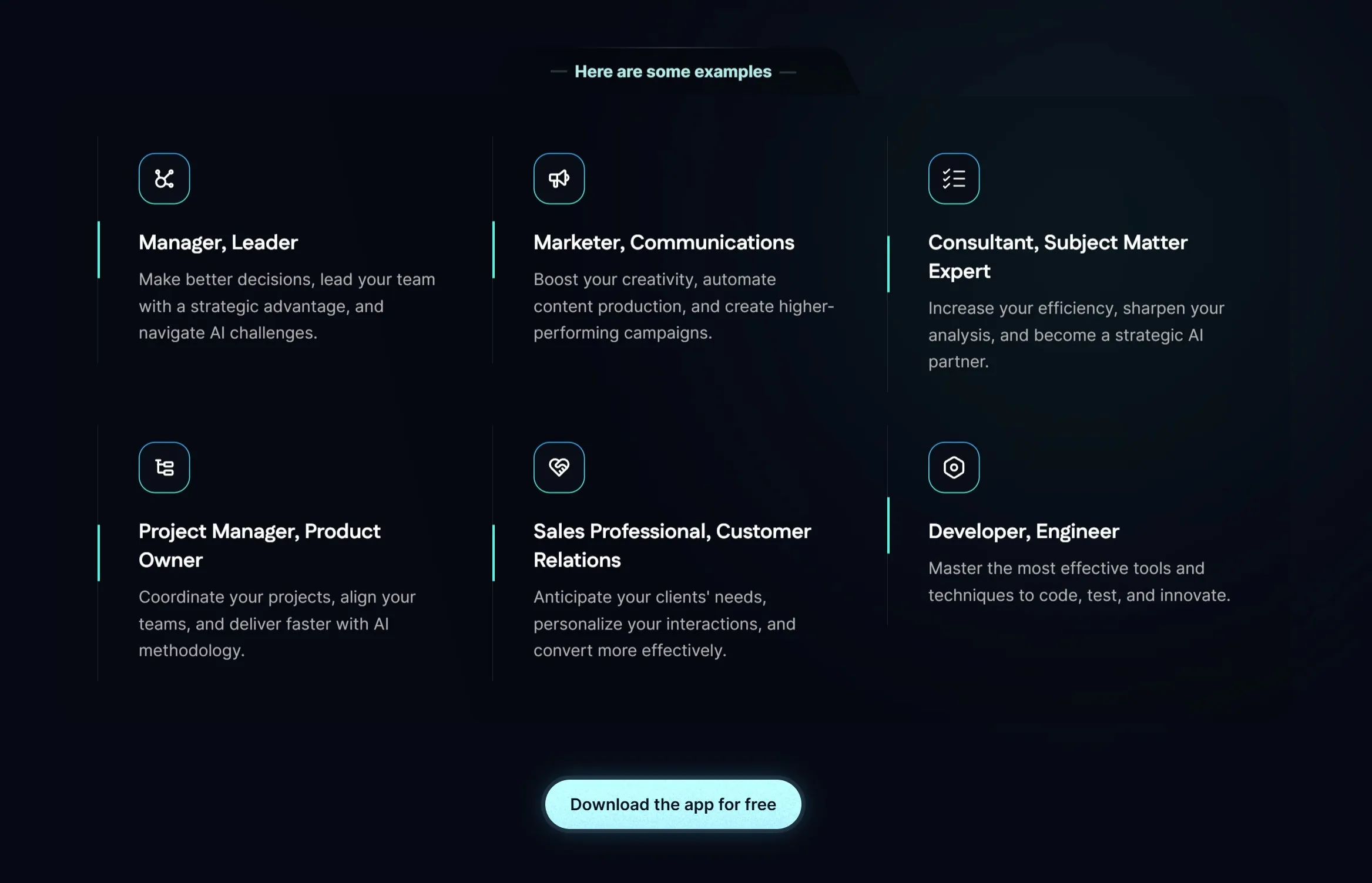 section persona  site noesion