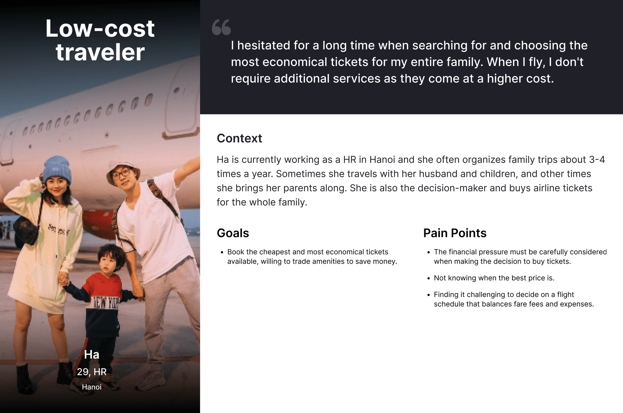 Nguồn: UX Foundation. Persona được cung cấp bởi giáo viên để phục vụ quá trình thiết kế giải pháp.