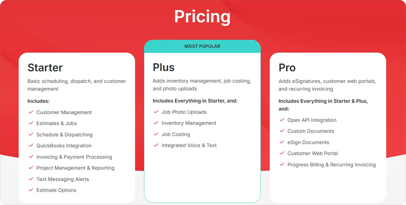service-fusion-pricing