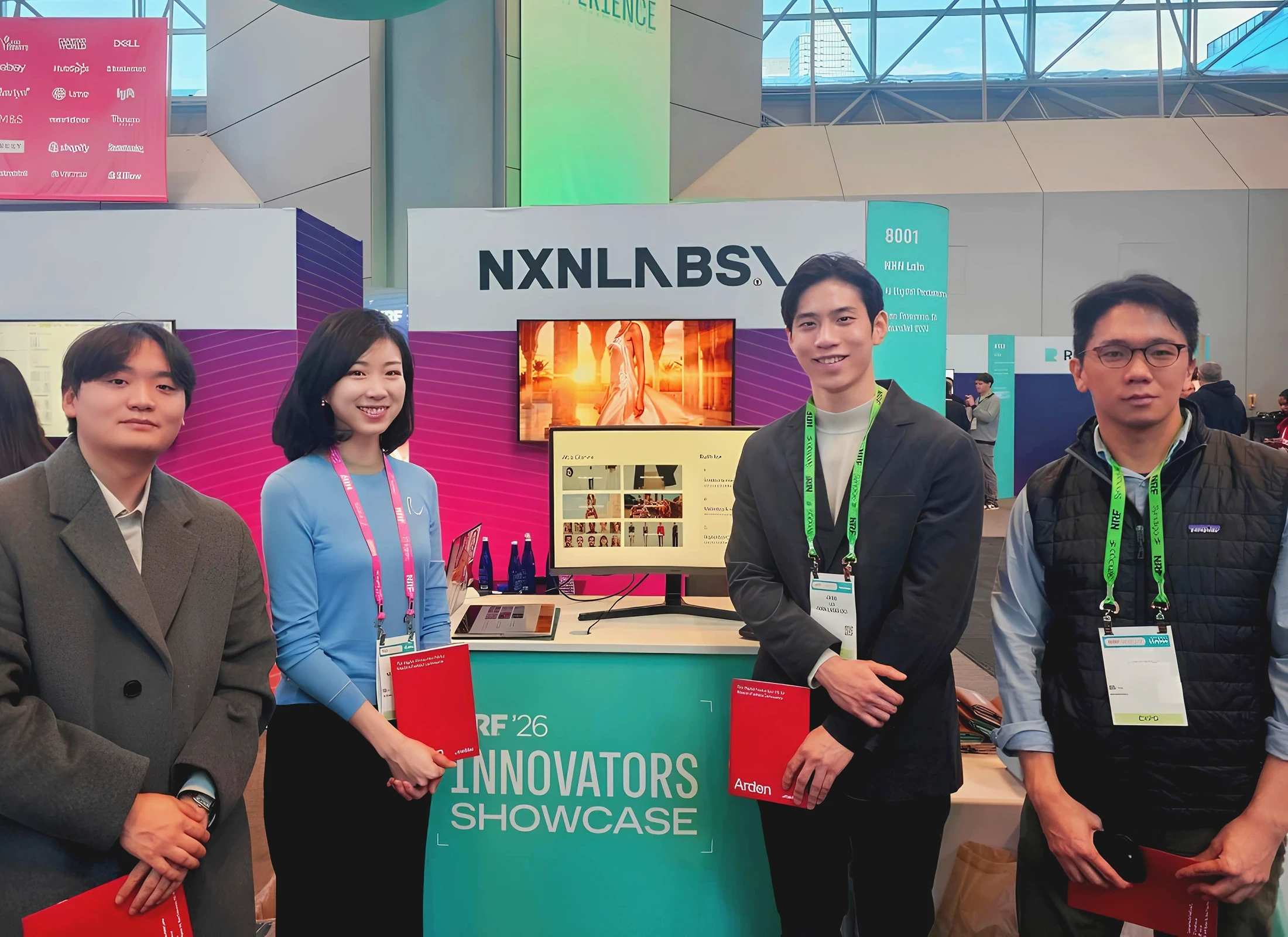 NXN Labs team at the NRF 2026 Innovators Showcase booth