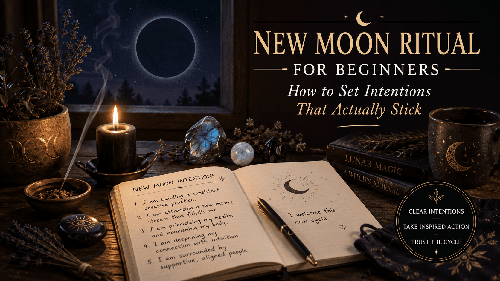 New Moon Ritual for Beginners