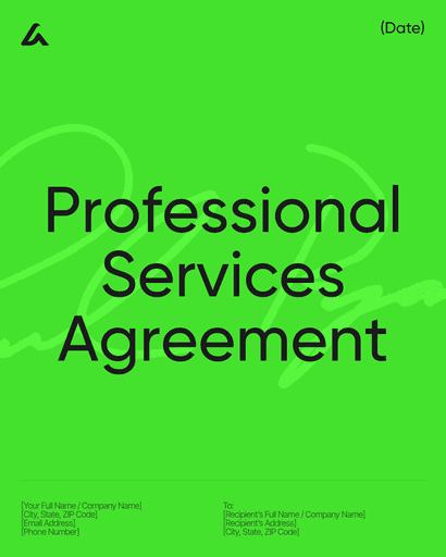 Professional Services Agreement