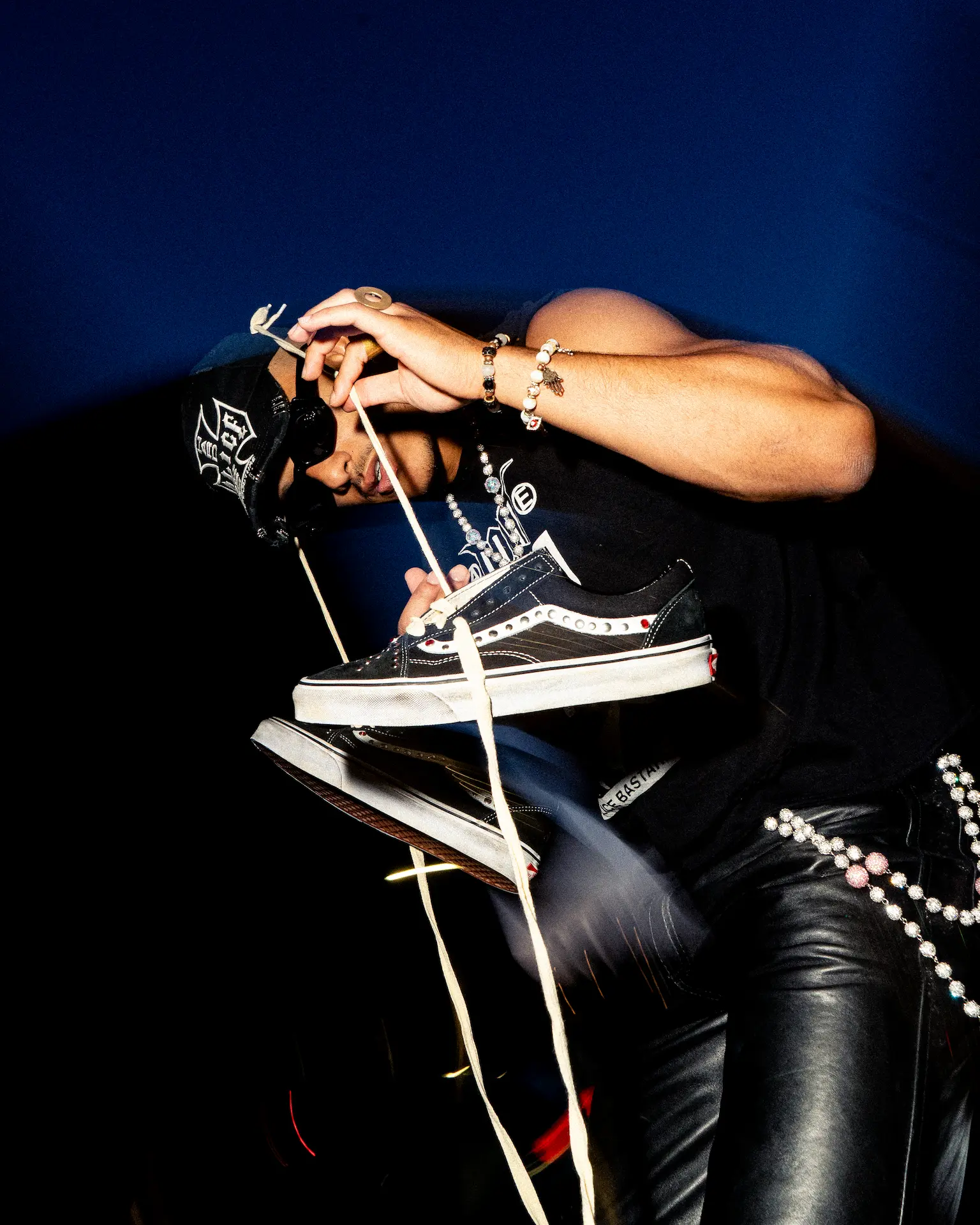 Girl wear an aesthetic black suit