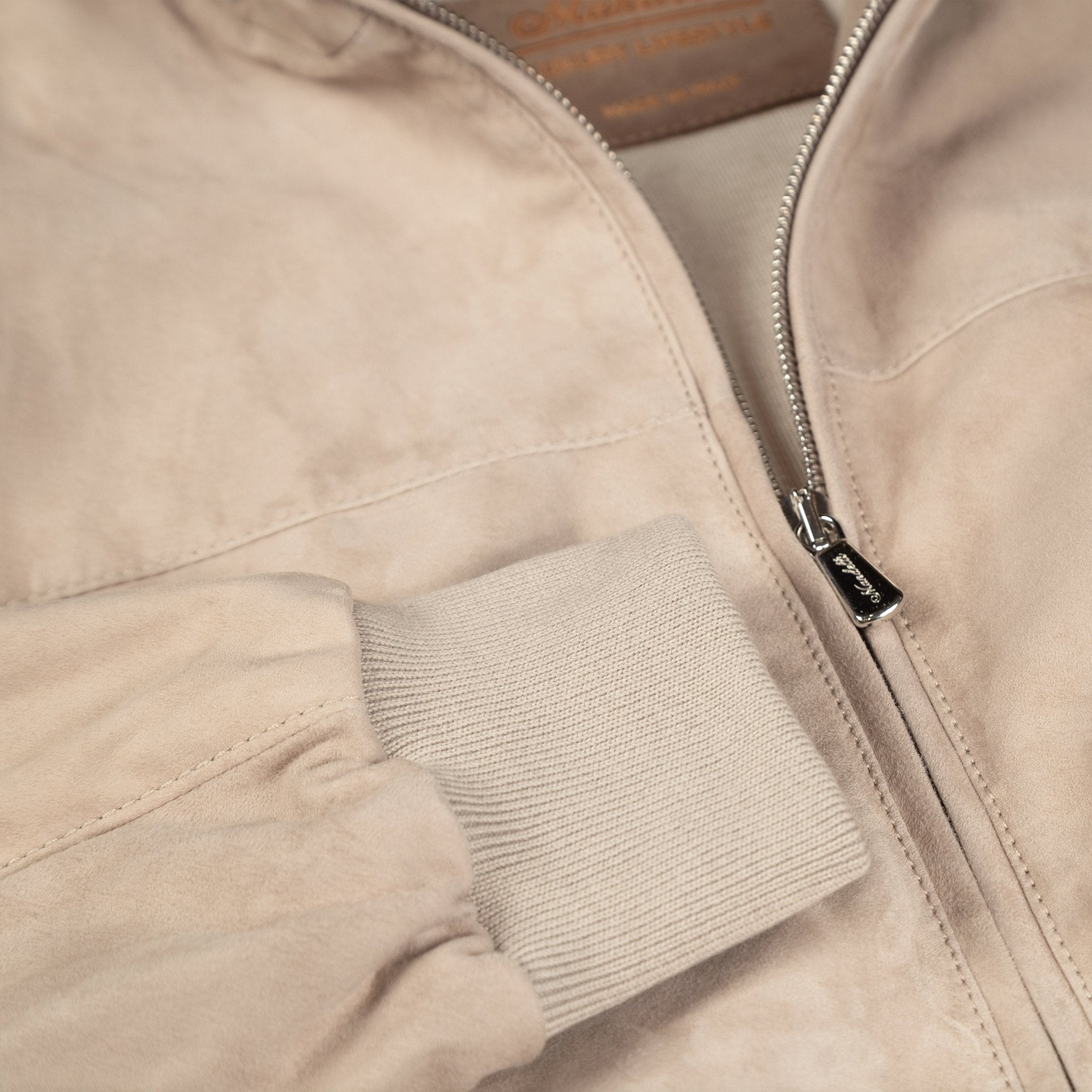 Summer Suede Bomber Jacket - Mandelli UK