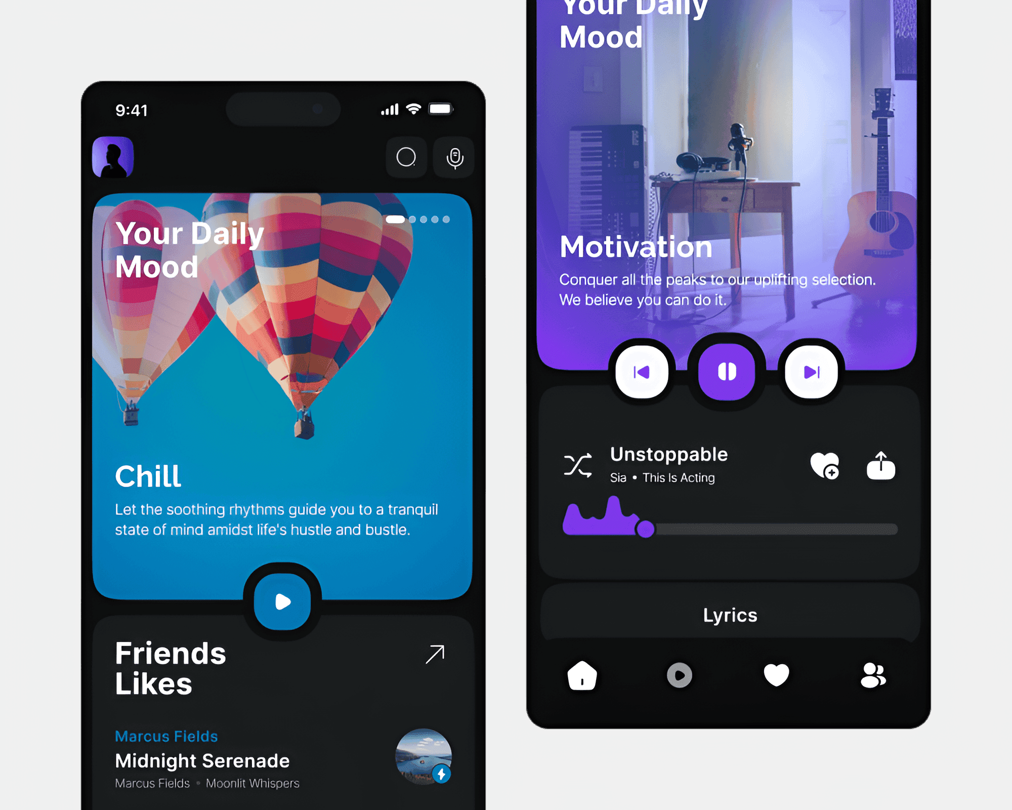 music app design