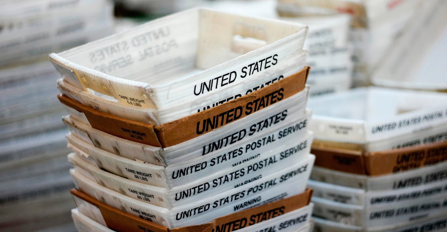 The main post office in Omaha. (Nati Harnik/AP)