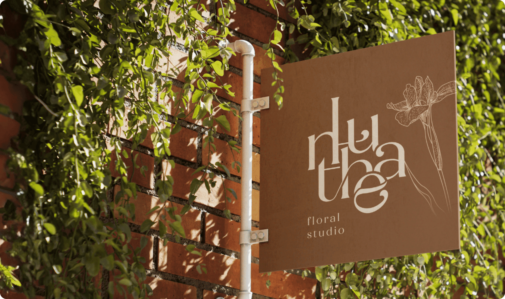 Lunthea 花藝品牌 招牌設計
