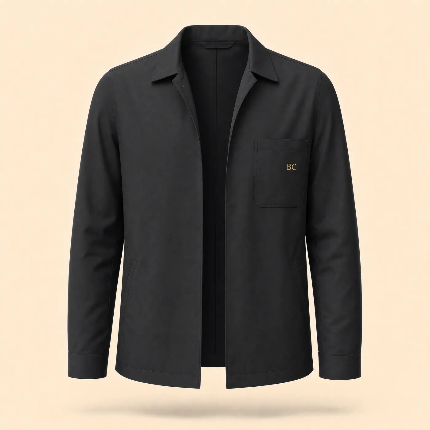 Men’s Black & Gold BC Business Overshirt