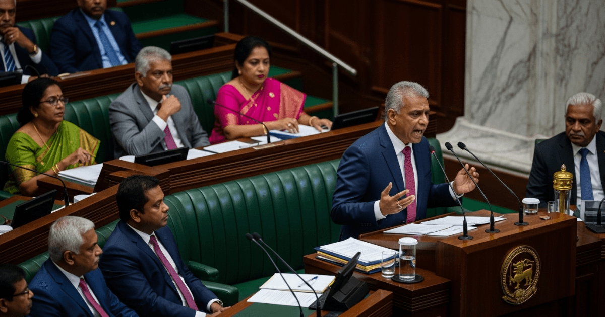 Parliament Heats Up: Ravi Follows Anura's Style as Cab Debate Ignites