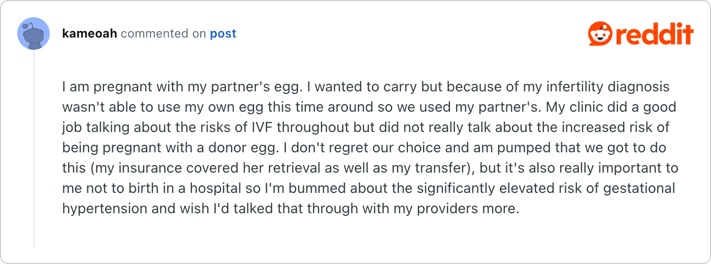 Post on Reddit
