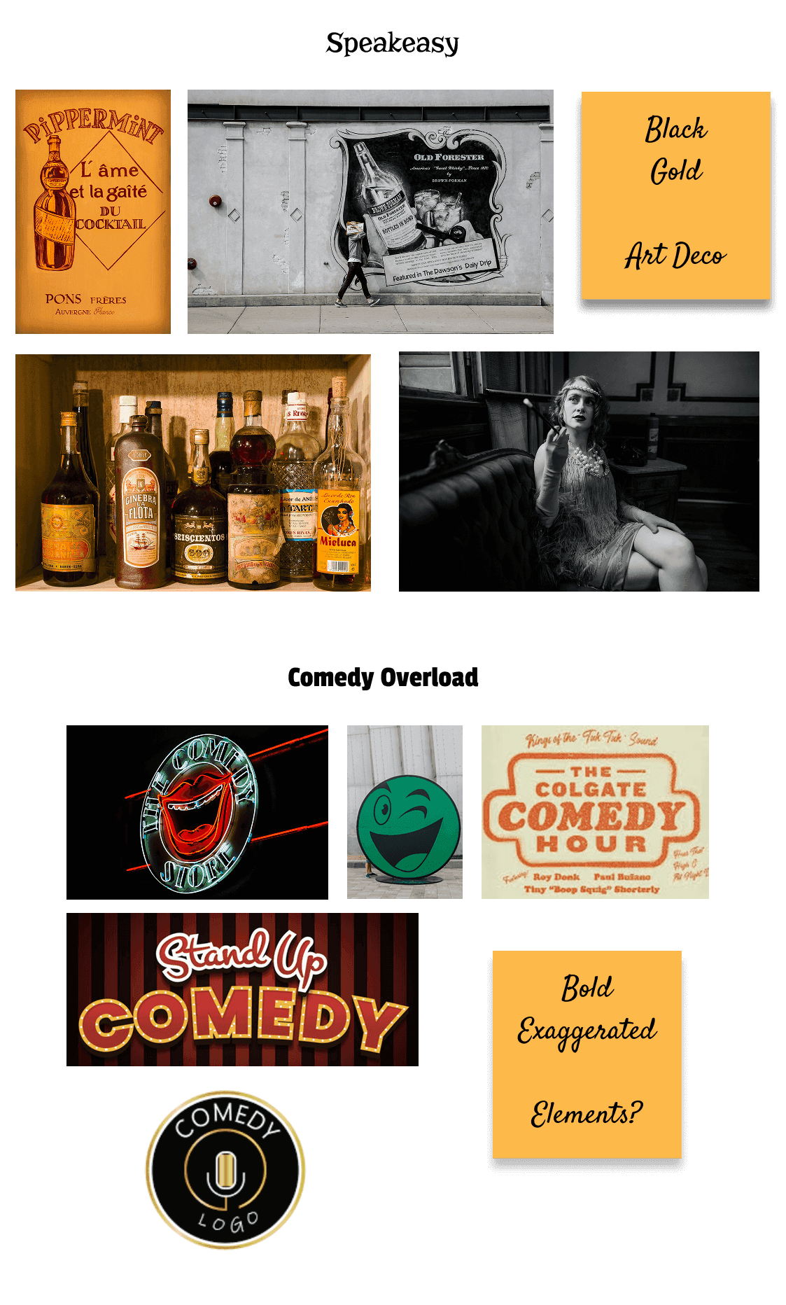Speakeasy Mood Board