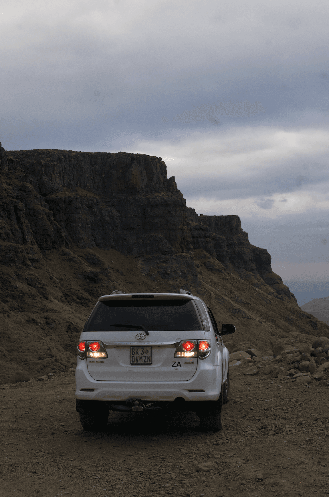 Fortuner at the highest point in Sani