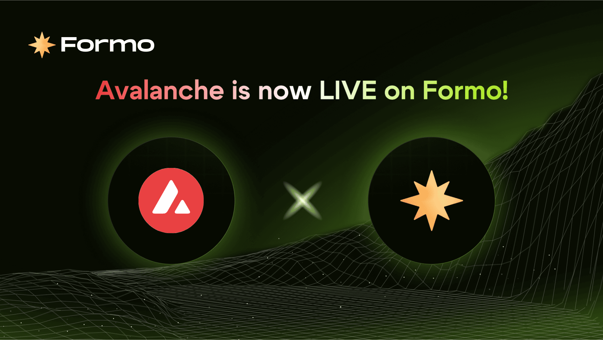 Avalanche is now LIVE on Formo!