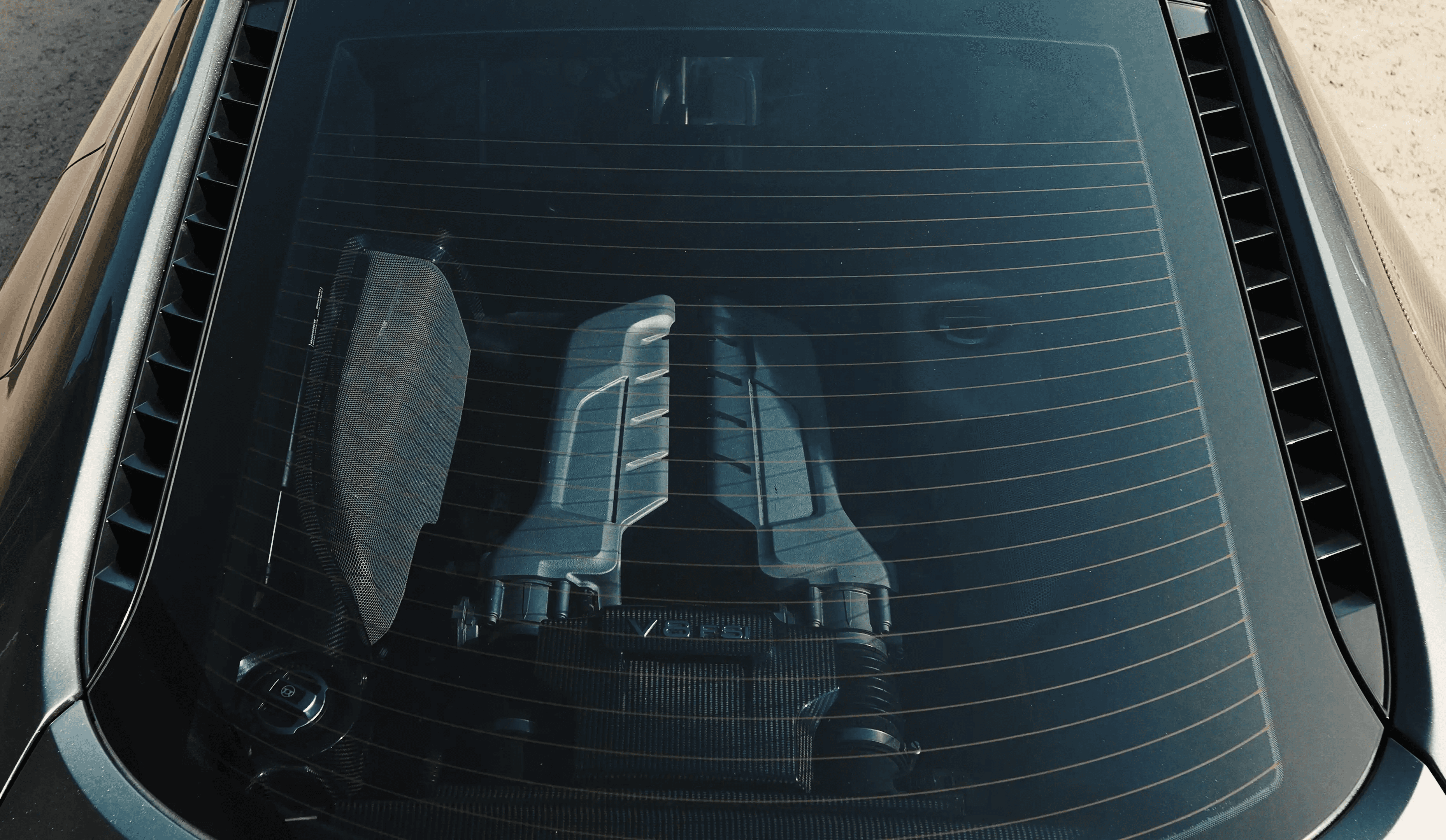 Audi R8 V8 Heckscheibentönung in 55 %