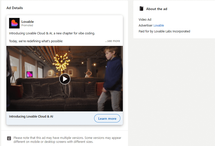 Marketing Spotlight: Lovable Marketing Strategy Paid Advertising Strategy