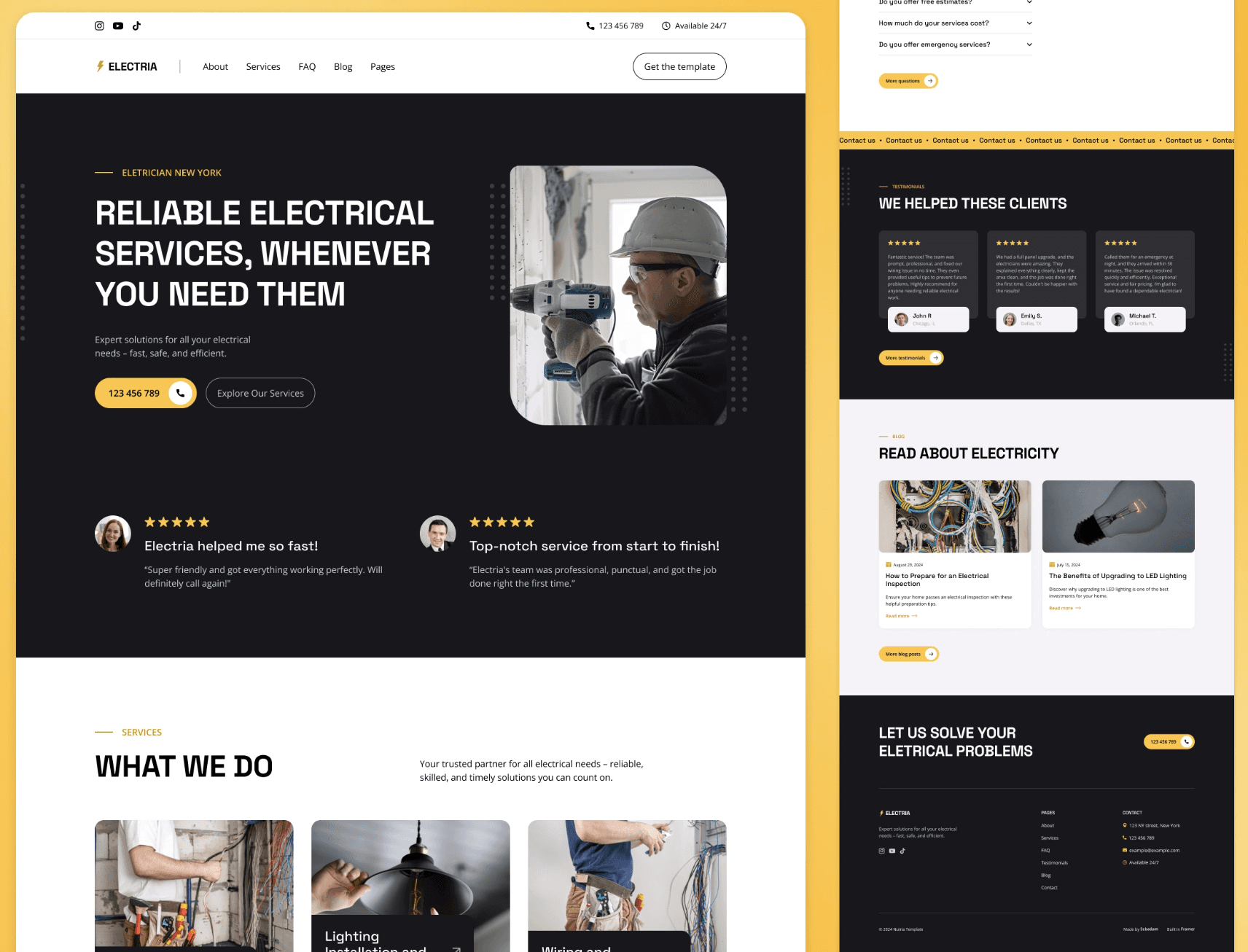 kitchen website design