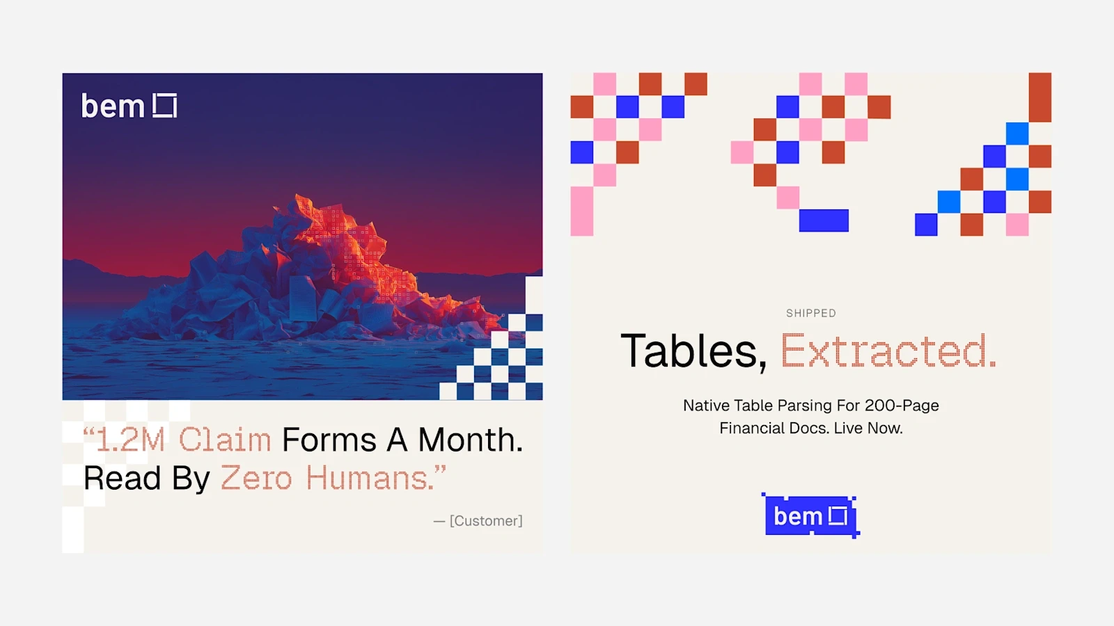 bem — Customer quote cards