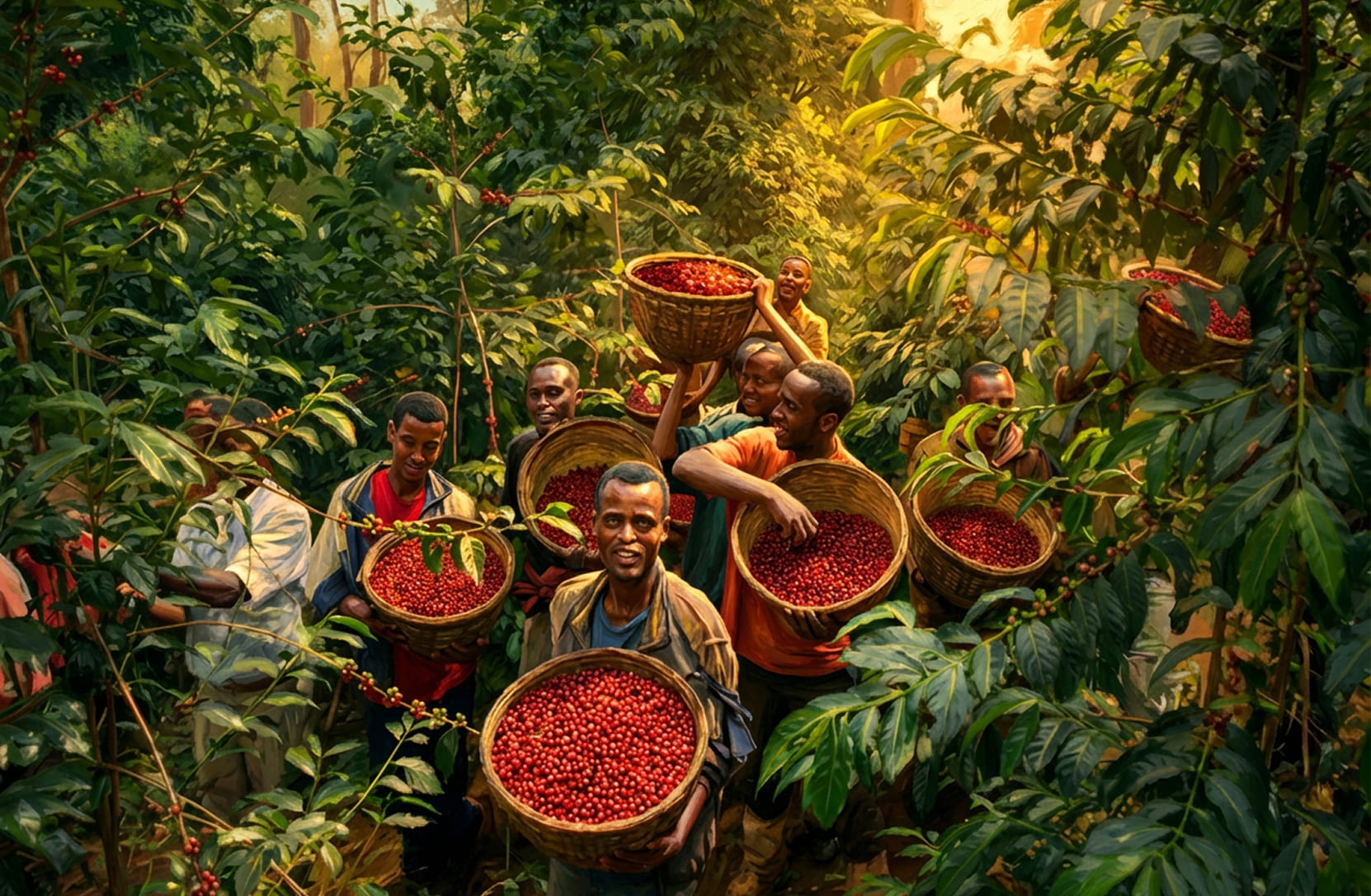 Tulon Kenyan coffee brand identity by BMEG, featuring earthy sophisticated tones, cultural accents, and AI-driven product photography that celebrates ancestral heritage and origin pride.