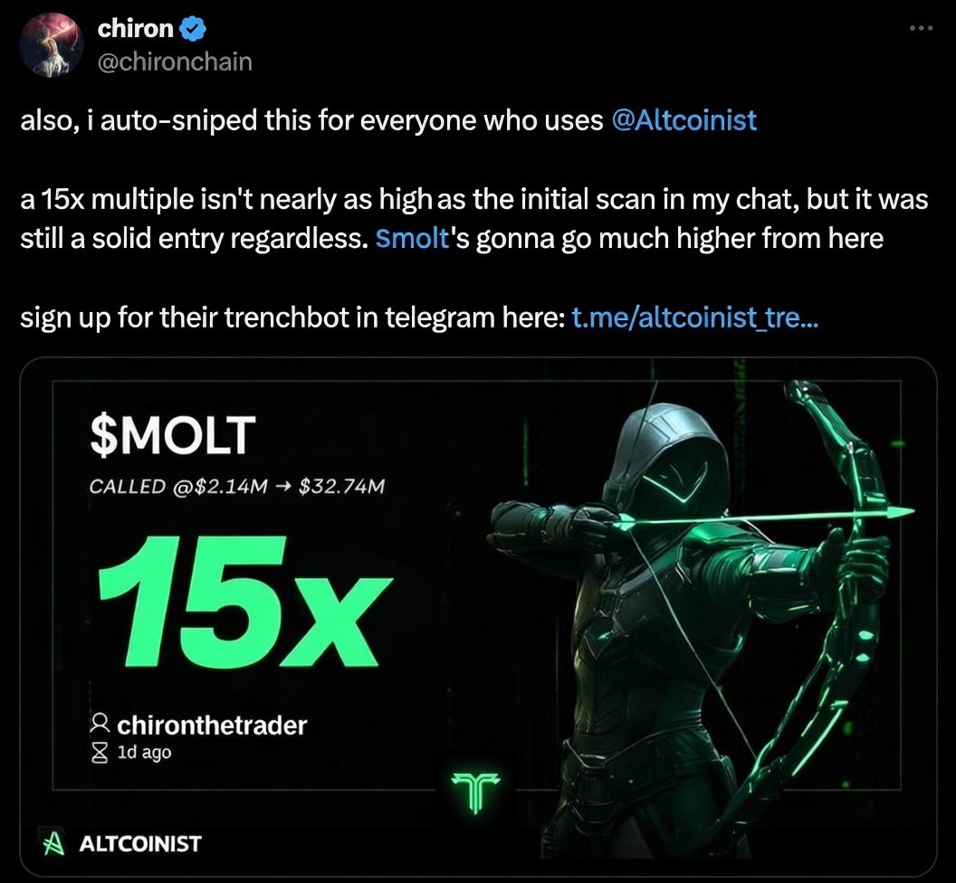 Twitter testimonial screenshot