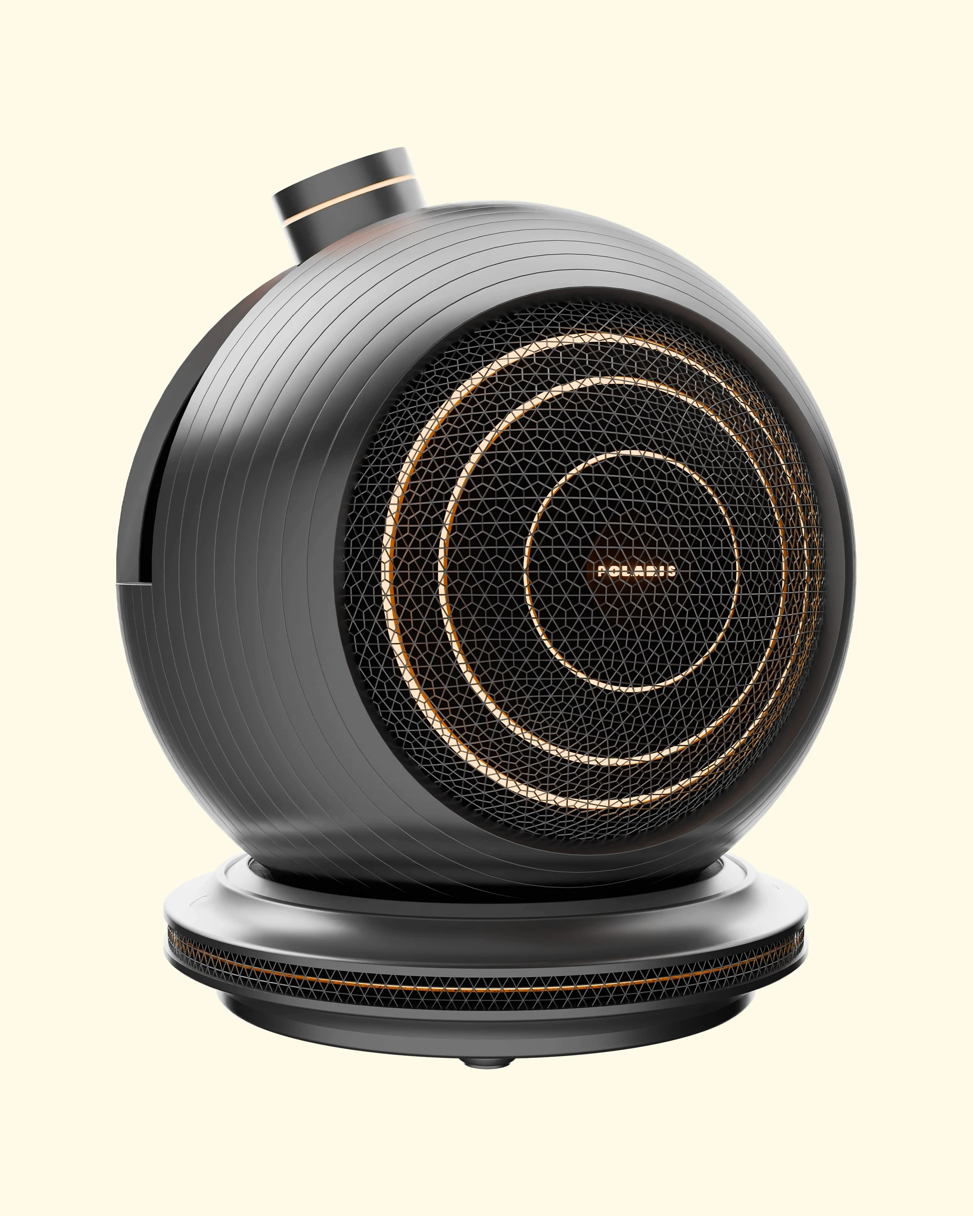 Télescope Polaris vu de côté en 3D.
