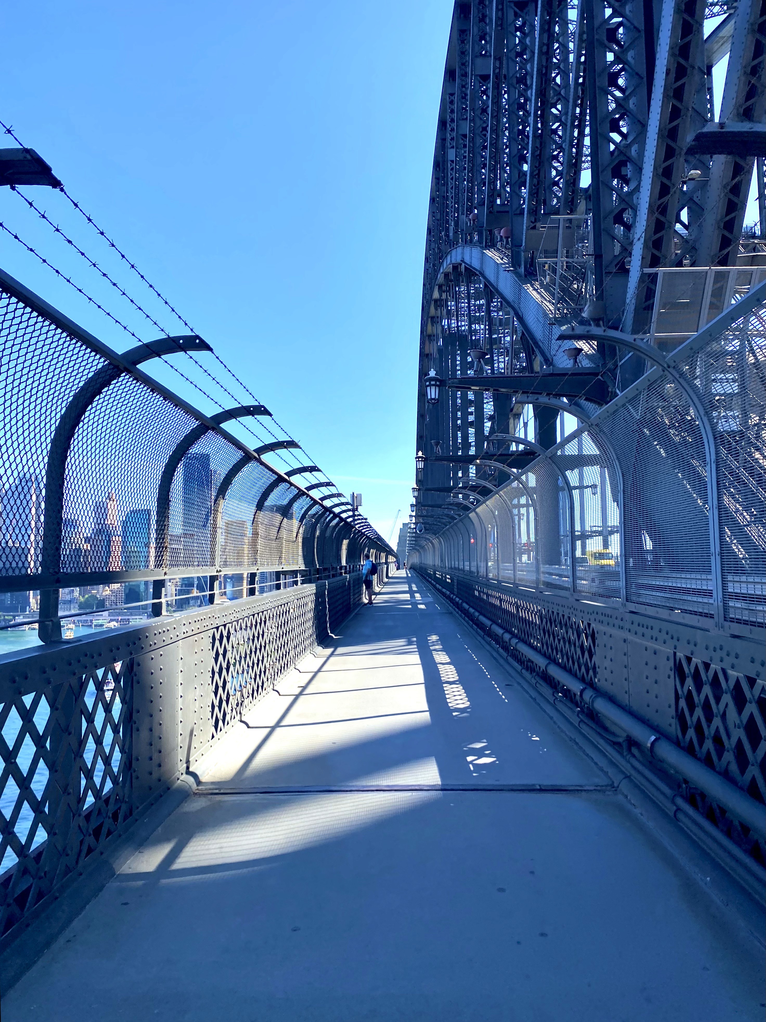Perfume bottle held in hand