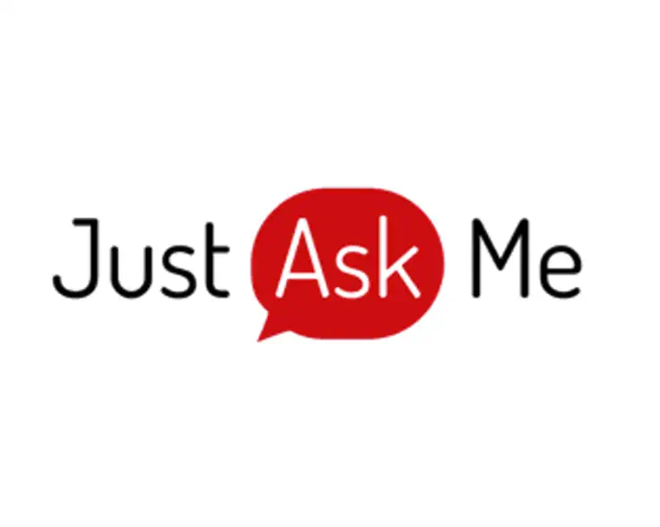 Logo Just Ask Me, sponsor de la Coupe d'Europe de speed down 2026 » Description : « Ressources humaines & recrutement 