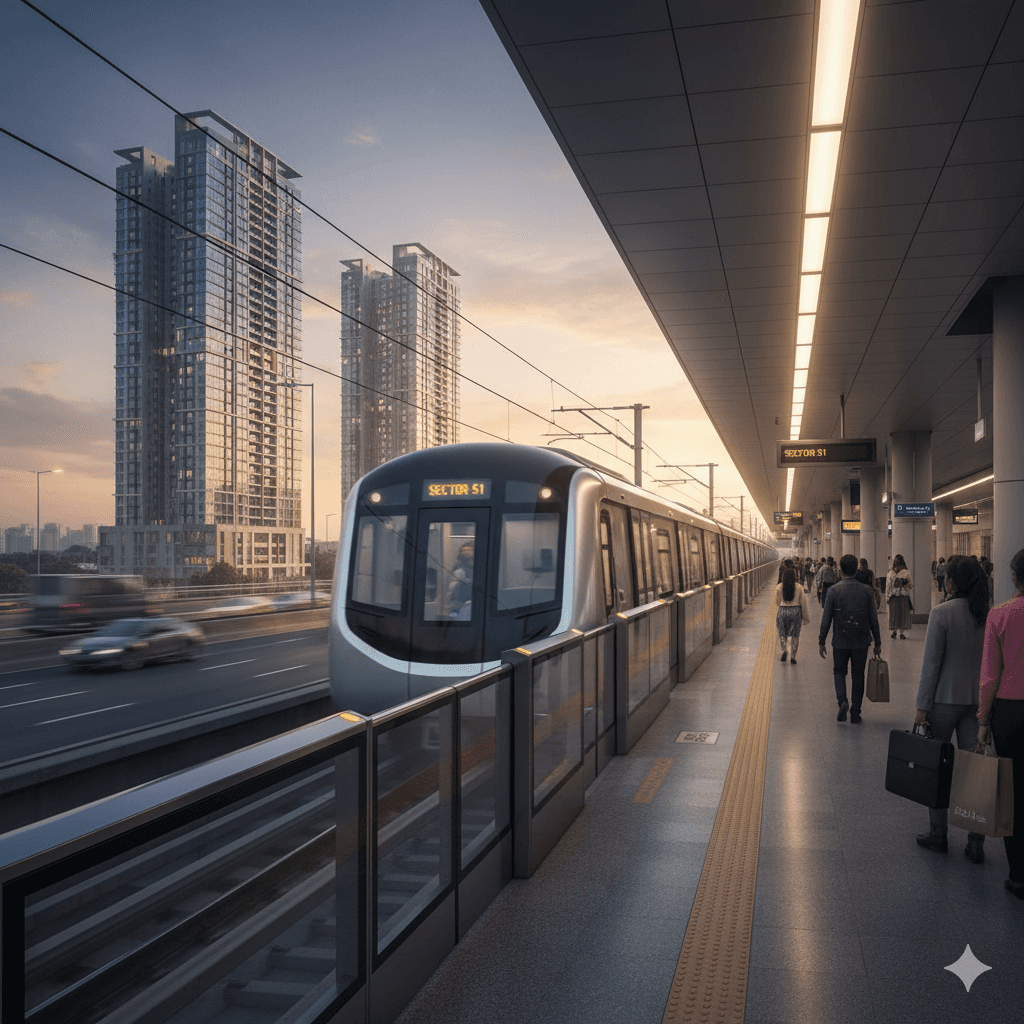 M3M Penthouses Noida: Seamless Metro connectivity at Sector 72