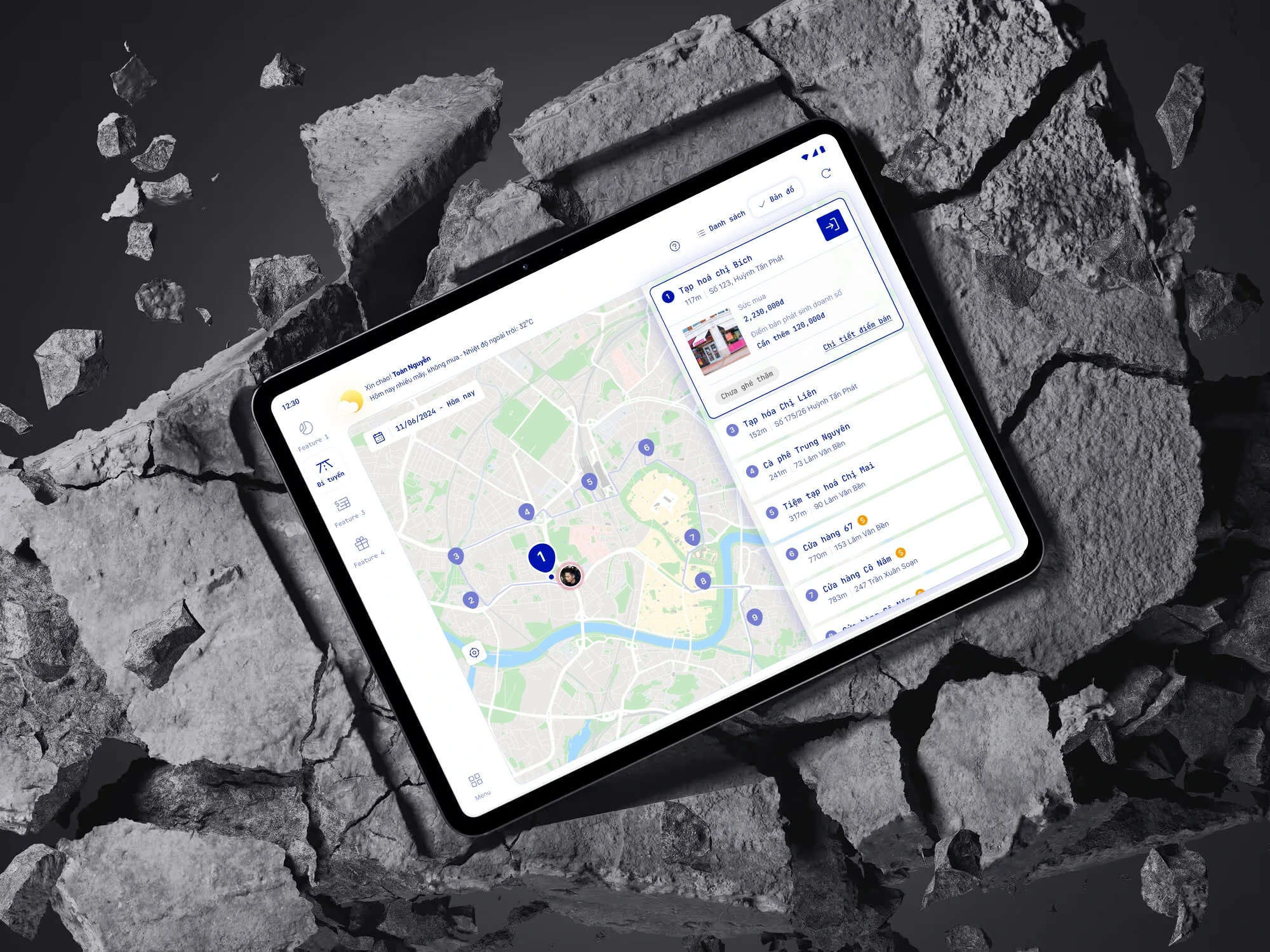 Product Design and UX/UI for the Vinamilk application ecosystem – including App Design for sales, B2B ordering, and internal tools.