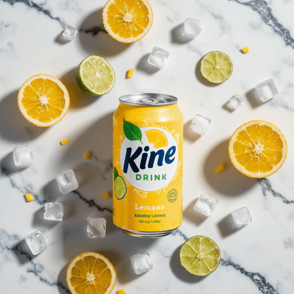 product photography of drink can