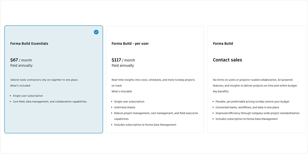 Autodesk Pricing