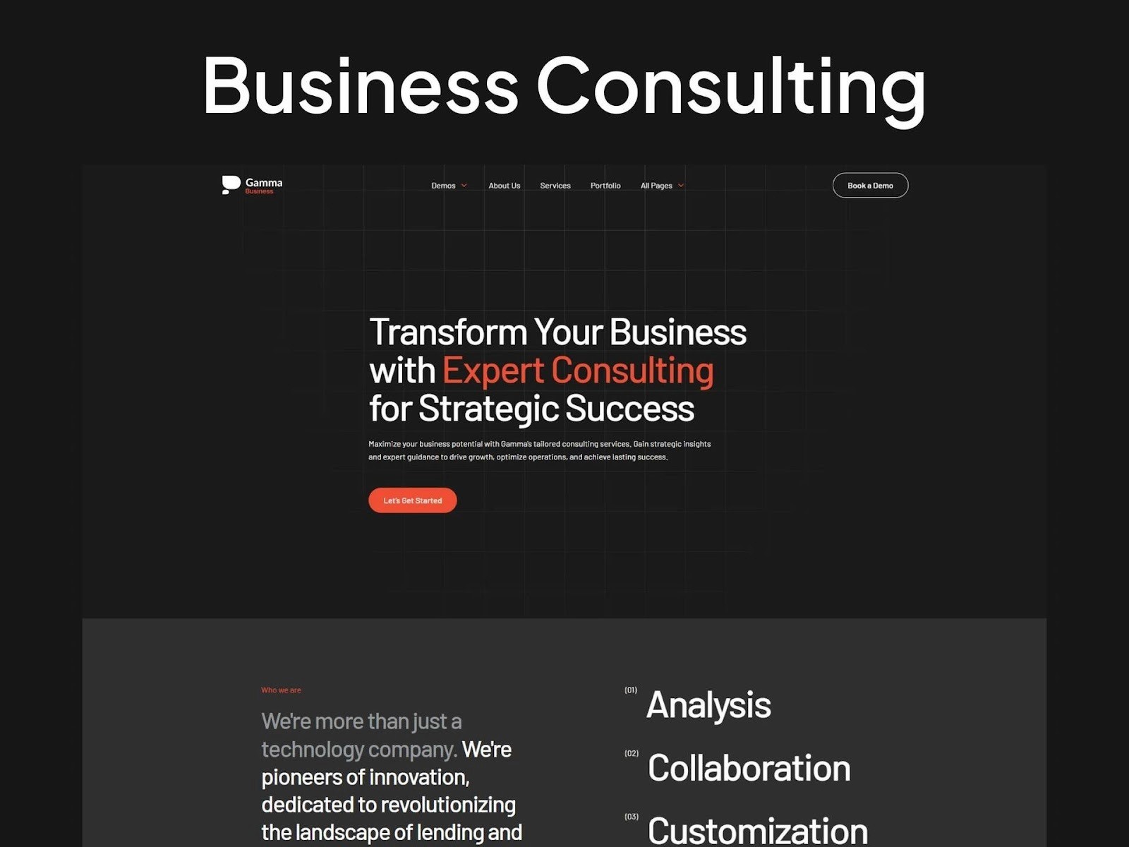 Framer template gramma