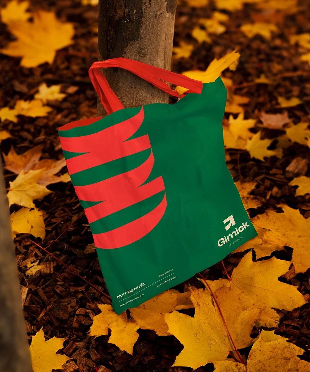 Gimick Mockup Aix Noël Totebag Tree