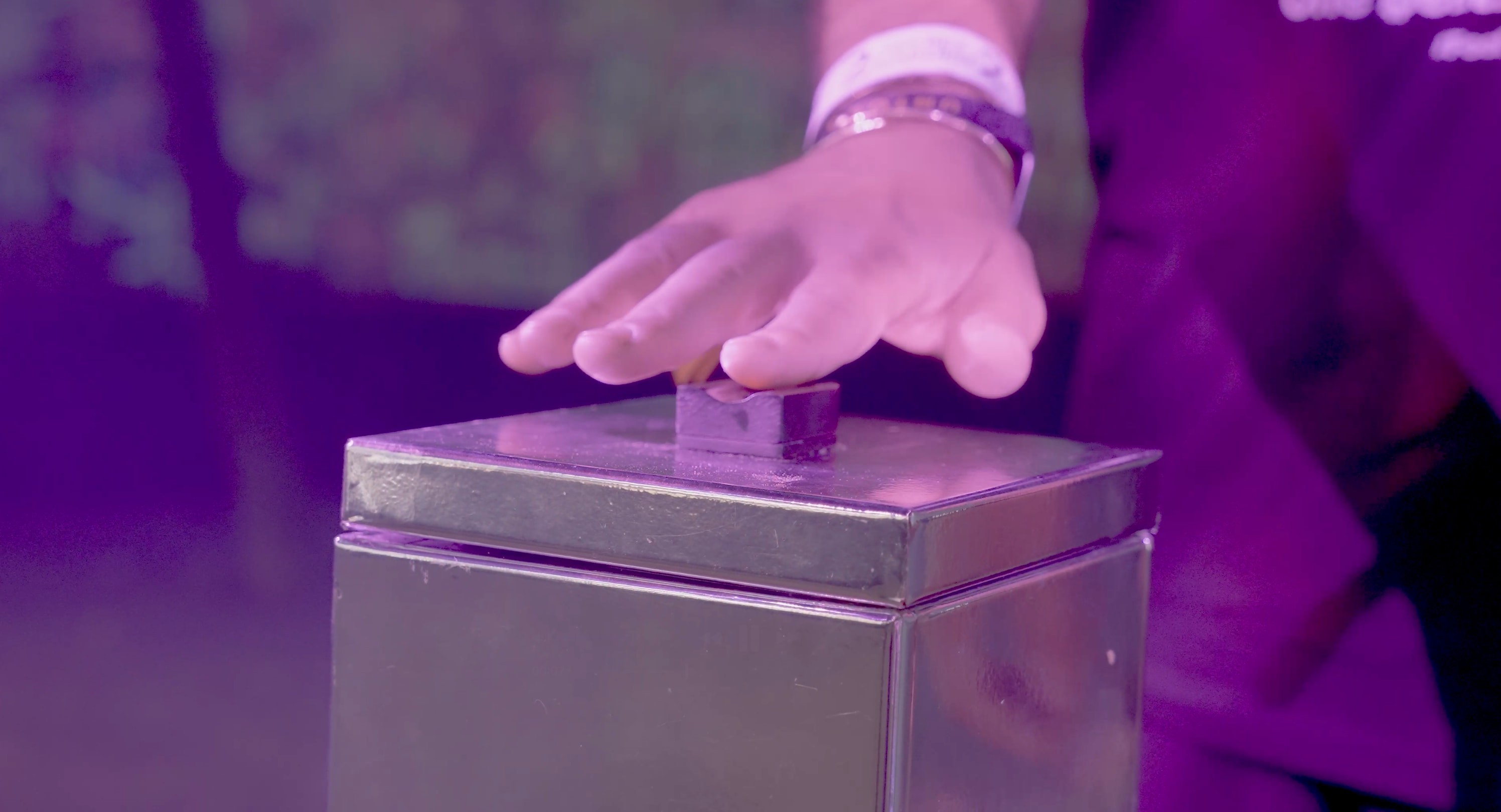 Interactive art installation by RenaiXance at UNTOLD Festival Romania 2025 – Bitopia.