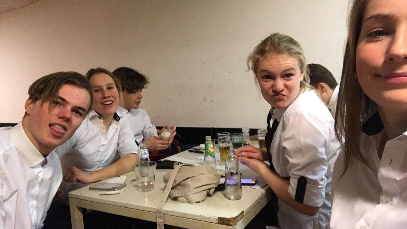 Me and my family, working at Van Der Valk